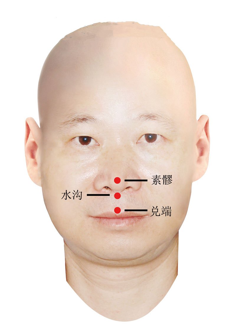 水沟穴准确位置视频图作用功效配穴方法